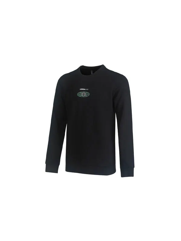 Толстовка adidas neo M Egame Sweat Casual Sports Round Neck Pullover Black — изображение 3 из 4, черный
