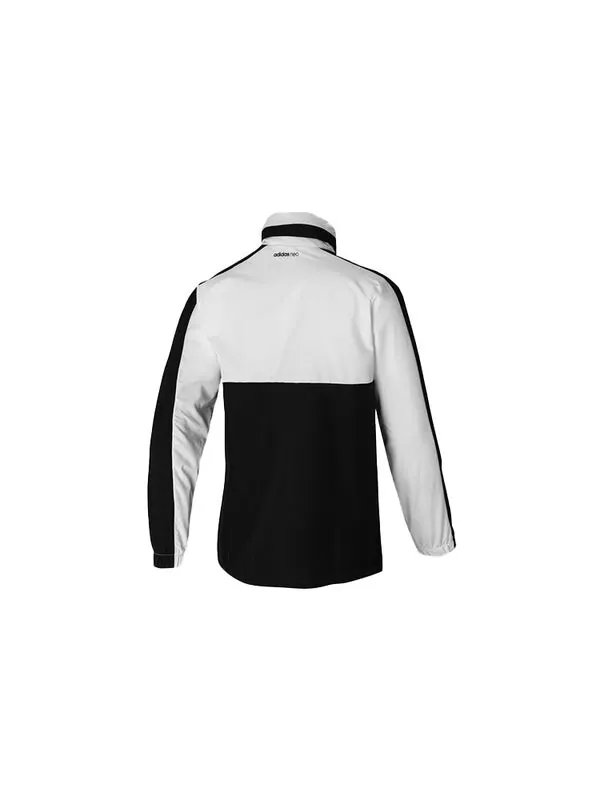 Куртка adidas neo Casual Sports Hooded Jacket White — изображение 2 из 4, белый