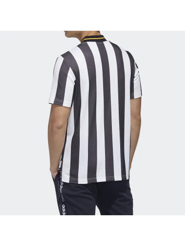 Футболка neo yellow sports short sleeve black white Adidas — изображение 4 из 4, черный / белый