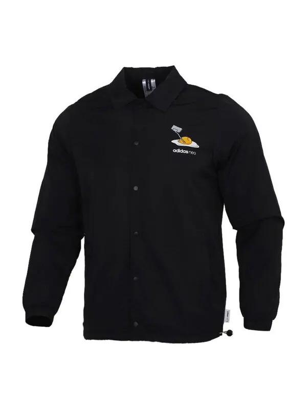Куртка adidas neo Woven Casual Cargo Jacket Black — изображение 1 из 4, черный