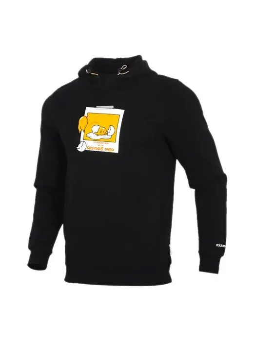 Толстовка neo x yellow crossover casual sports long sleeves pullover black Adidas — изображение 1 из 4, черный