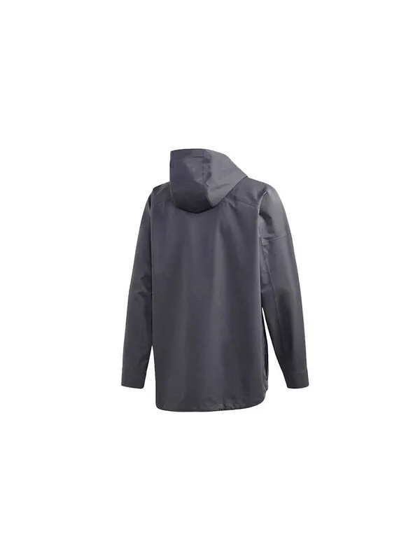Куртка adidas Outdoor Sports Jacket Coat Male Grey — изображение 2 из 4, темный серый
