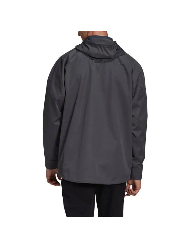 Куртка adidas Outdoor Sports Jacket Coat Male Grey — изображение 4 из 4, темный серый