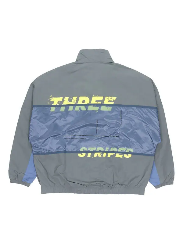 Куртка m wrd wov jkt sports loose contrasting colors printing woven stand collar jacket blue Adidas — изображение 1 из 4