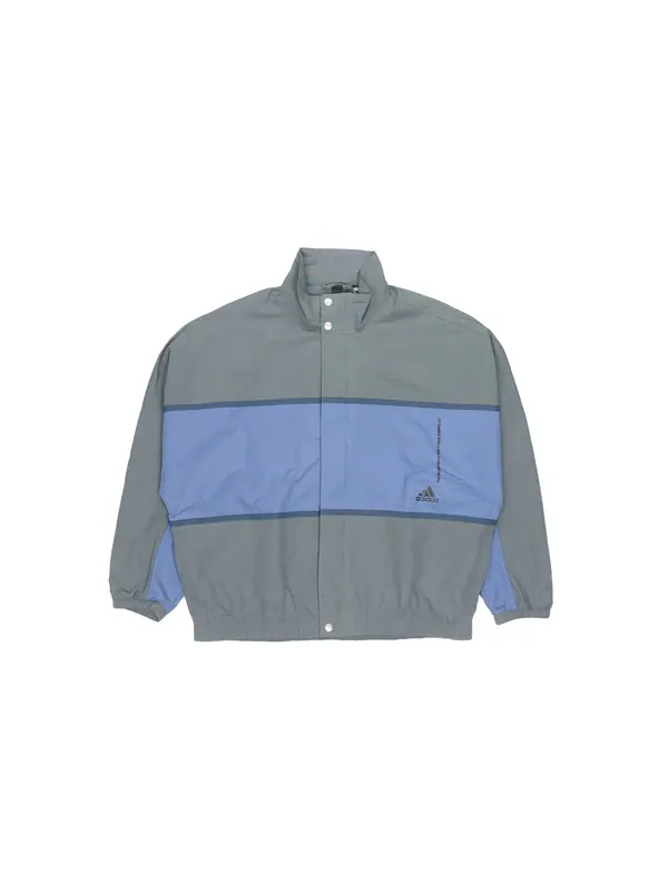 Куртка m wrd wov jkt sports loose contrasting colors printing woven stand collar jacket blue Adidas — изображение 2 из 4