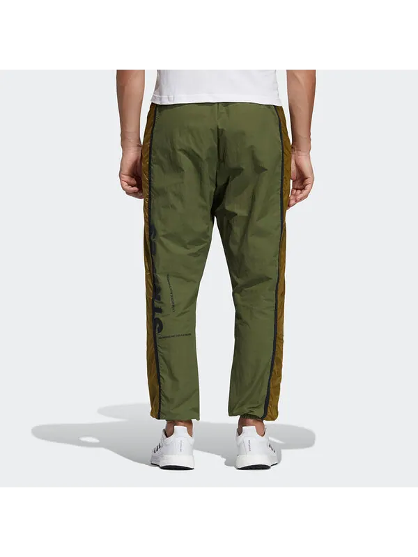 Спортивные штаны adidas M Wrd Wov Pnt Contrasting Colors Woven Loose Bundle Feet Sports Pants Green — изображение 3 из 4