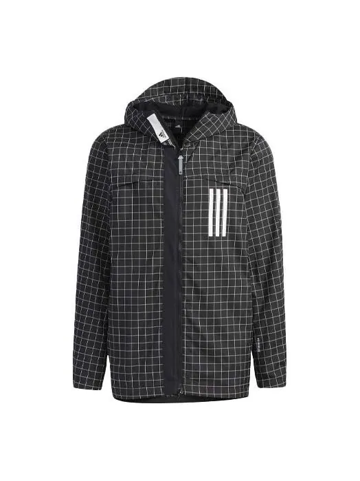 Куртка adidas WND Sports Windproof Hooded Jacket Black — изображение 1 из 4, черный