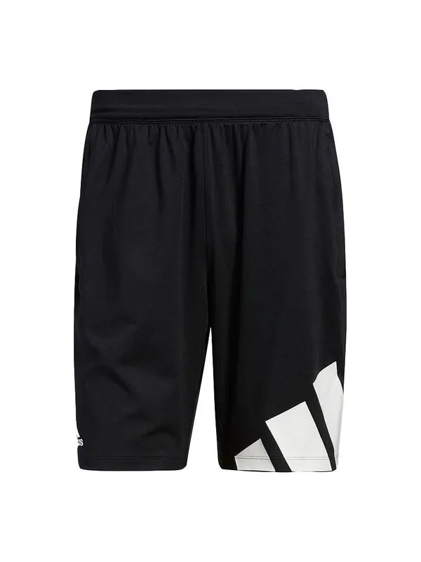 Шорты 4k 3 bar short logo print training sports shorts black Adidas — изображение 1 из 4, черный