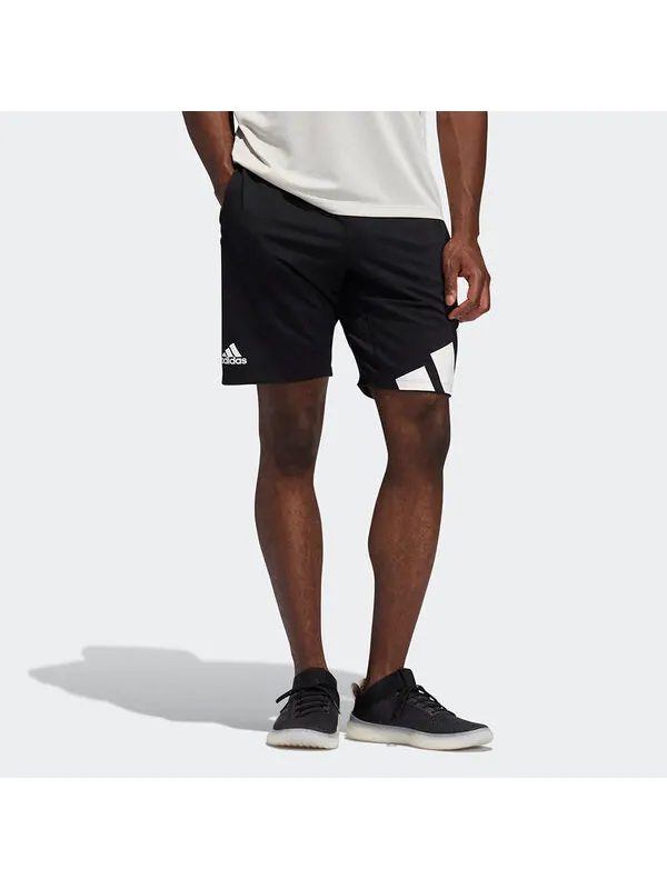 Шорты 4k 3 bar short logo print training sports shorts black Adidas — изображение 3 из 4, черный