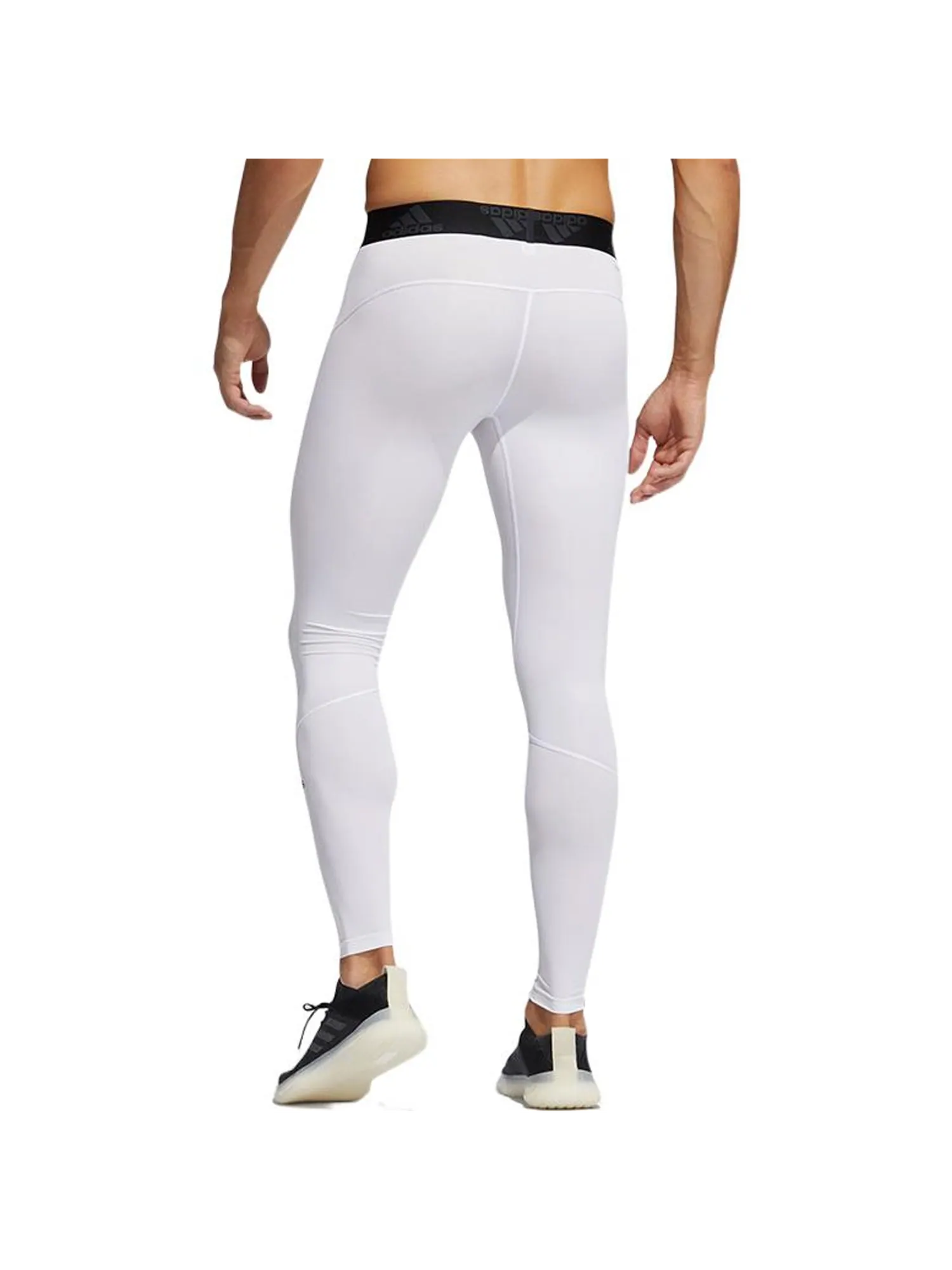 Леггинсы adidasTechfit Long Tights 'White' — изображение 3 из 4, белый