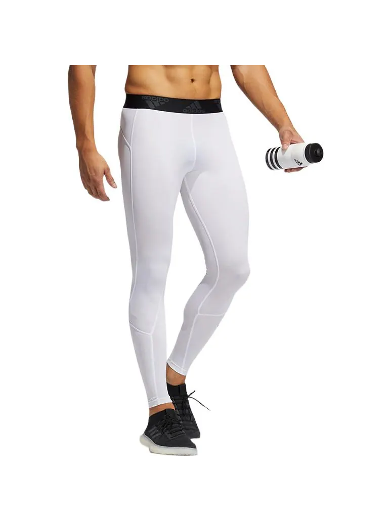 Леггинсы adidasTechfit Long Tights 'White' — изображение 4 из 4, белый