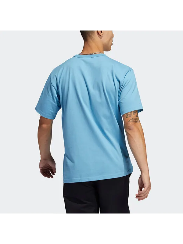 Футболка originals heavyweight shmoofoil logo tee Adidas — изображение 4 из 4, синий
