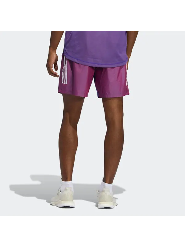 Шорты adidas Primeblue Short Contrasting Colors Training Sports Shorts Metallic Red — изображение 3 из 4, красный