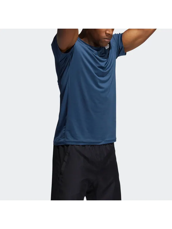 Футболка tf turf ss ftd 3s sports short sleeve navy blue Adidas — изображение 4 из 4, темно-синий