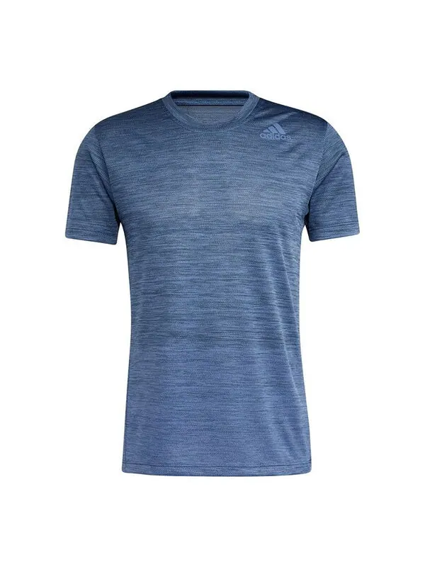 Футболка mens gradient tee crew-neck short sleeve blue Adidas — изображение 1 из 4, синий