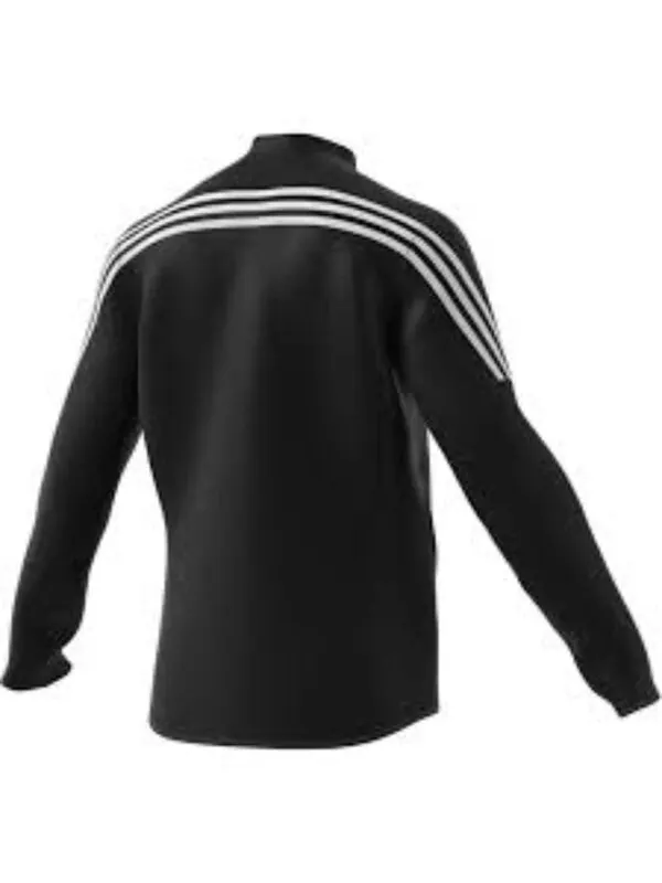 Куртка куртка Aeroready с тремя полосками Adidas — изображение 2 из 2, черный/белый