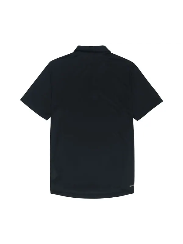 Футболка m pl ps training sports breathable short sleeve polo shirt black Adidas — изображение 2 из 4, черный
