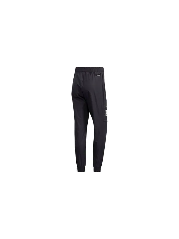 Спортивные штаны adidas neo Side Pocket Bundle Feet Casual Cargo Sweatpants Black — изображение 2 из 4, черный