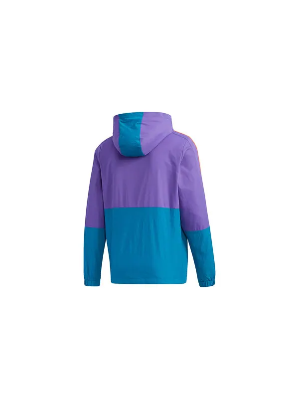 Куртка neo m ss cs wb zipper cardigan windproof colorblock sports hooded jacket purple Adidas — изображение 2 из 4