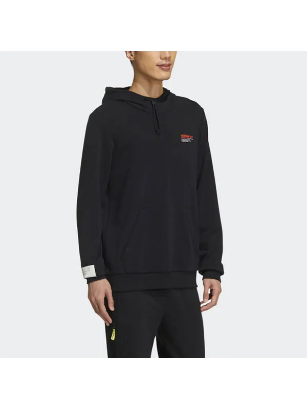 Толстовка men's neo ss cs hoody 2 sports black Adidas — изображение 4 из 4, черный