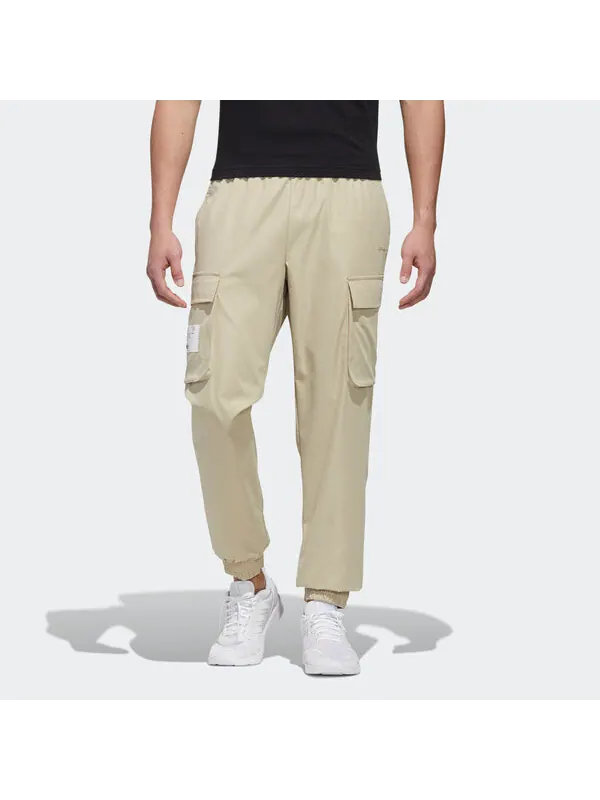 Спортивные штаны adidas neo M SS CS CARG TP Multiple Pockets Bundle Feet Sports Pants Brown — изображение 3 из 4, коричневый