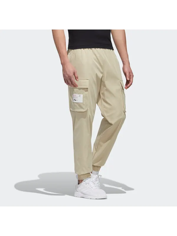 Спортивные штаны adidas neo M SS CS CARG TP Multiple Pockets Bundle Feet Sports Pants Brown — изображение 4 из 4, коричневый