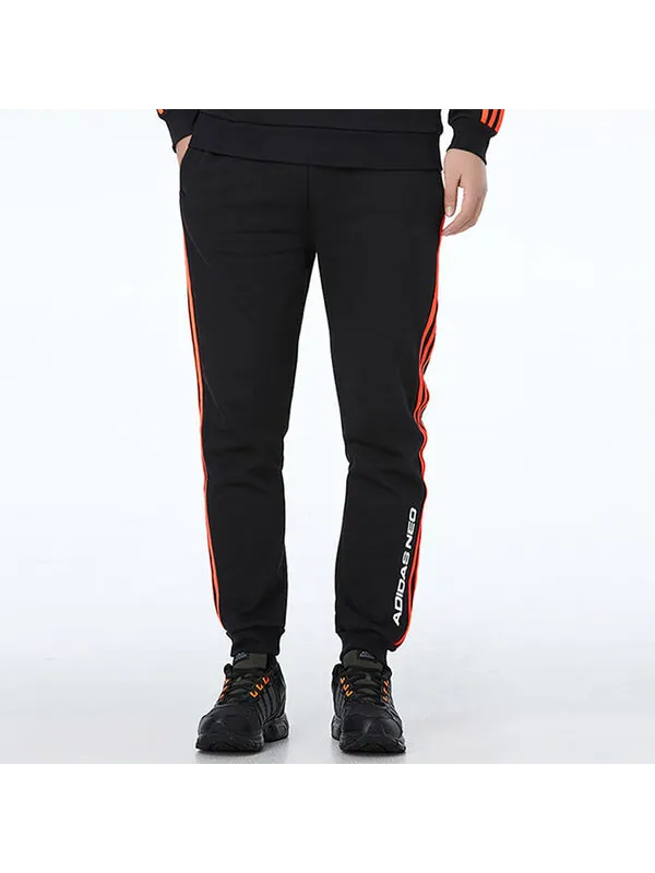 Спортивные штаны adidas Stay Warm Windproof Casual Knit Long Pants Black — изображение 4 из 4, черный