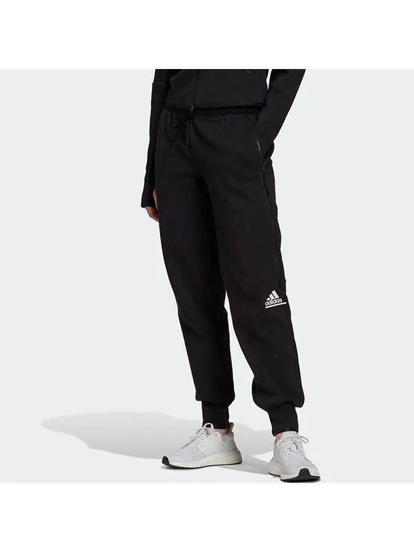 Брюки casual bundle feet sports pants black Adidas — изображение 3 из 4, черный