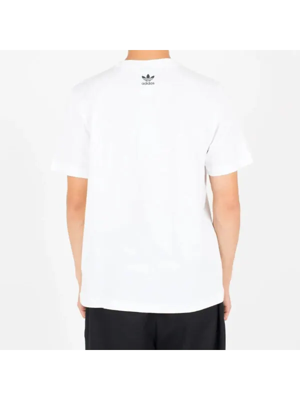 Футболка adidas originals x HUMAN MADE Crossover SSL Tee Casual Sports Short Sleeve White — изображение 4 из 4, белый