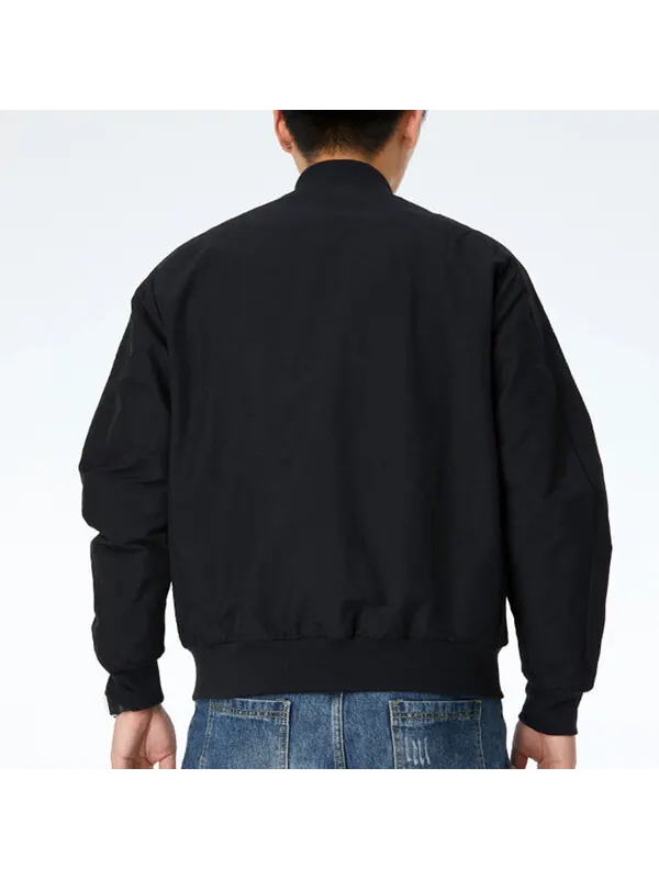 Куртка adidas Th Jkt Bomb Fleece Lined Stay Warm Casual Sports Jacket Black — изображение 4 из 4, черный