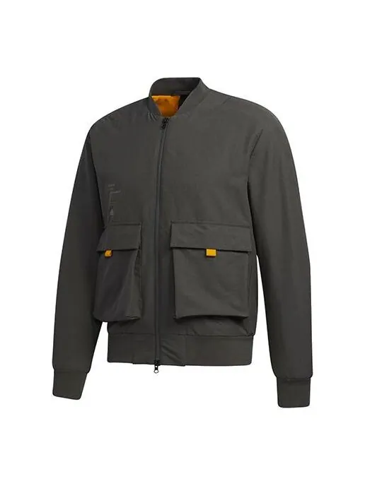 Куртка adidas Th Jkt Bomb Fleece Lined Stay Warm Casual Sports Jacket Green — изображение 1 из 4, зеленый