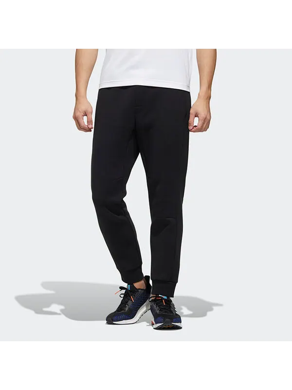 Спортивные штаны adidas Th Pnt Peach Solid Color Casual Cozy Bundle Feet Sports Pants Black — изображение 3 из 4, черный