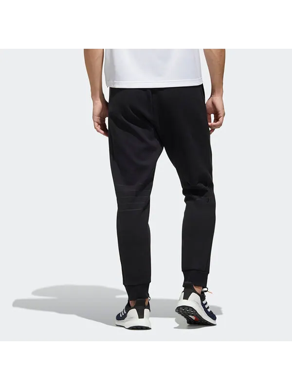 Спортивные штаны adidas Th Pnt Peach Solid Color Casual Cozy Bundle Feet Sports Pants Black — изображение 4 из 4, черный