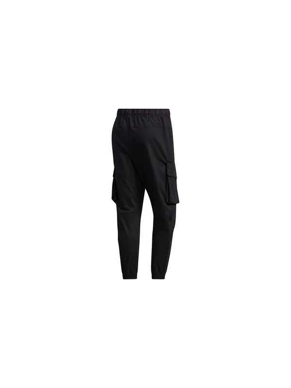 Спортивные штаны adidas Th Pnt Cargo Leisure Sports Big Pocket Suit Trousers Men's Black — изображение 2 из 4, черный