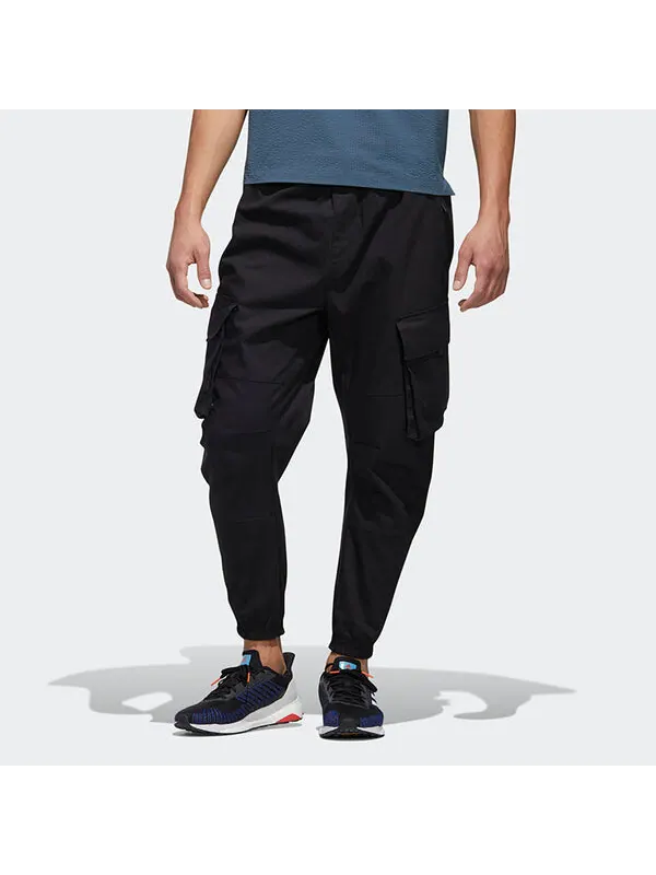 Спортивные штаны adidas Th Pnt Cargo Leisure Sports Big Pocket Suit Trousers Men's Black — изображение 3 из 4, черный