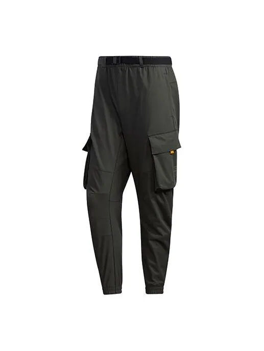 Брюки th pnt cargo pocket woven bundle feet casual long pants brown Adidas — изображение 1 из 4, коричневый