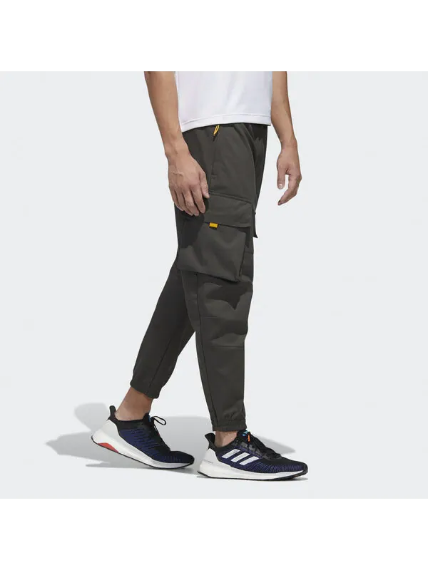 Брюки th pnt cargo pocket woven bundle feet casual long pants brown Adidas — изображение 4 из 4, коричневый
