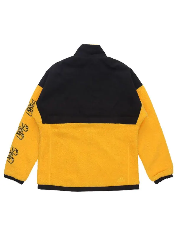 Куртка adidas Hair Cloth Anti-Wind Jacket Men's Gold — изображение 2 из 4, золото