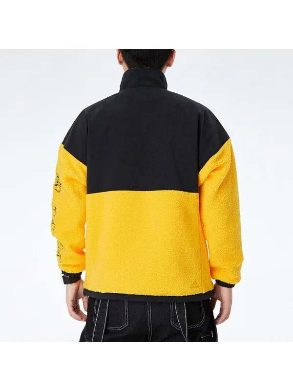 Куртка adidas Hair Cloth Anti-Wind Jacket Men's Gold — изображение 4 из 4, золото