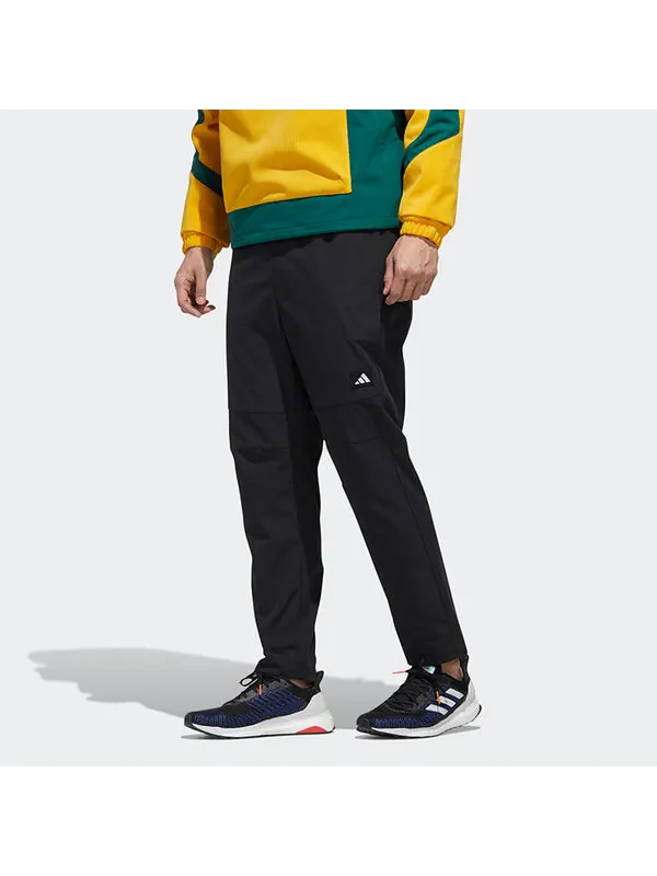 Спортивные штаны adidas Ub Pnt Twill Close-fitting Casual Sports Pants Men Black — изображение 3 из 4, черный