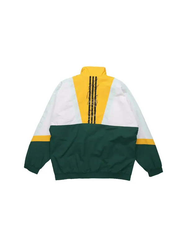 Куртка adidas UB JKT SILO Logo Casual Sports Colorblock Jacket Forest Green — изображение 2 из 4, зеленый