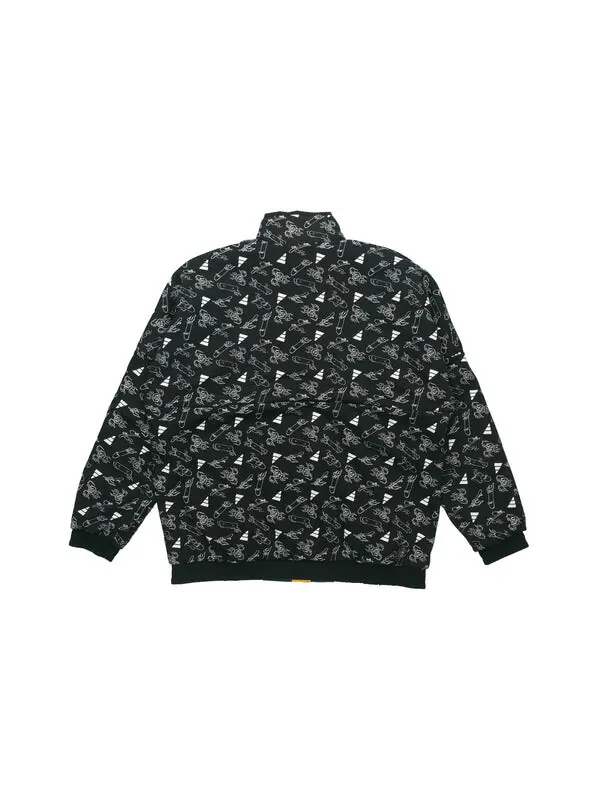 Куртка adidas UB JKT SILO Logo Casual Sports Colorblock Jacket Forest Green — изображение 4 из 4, зеленый