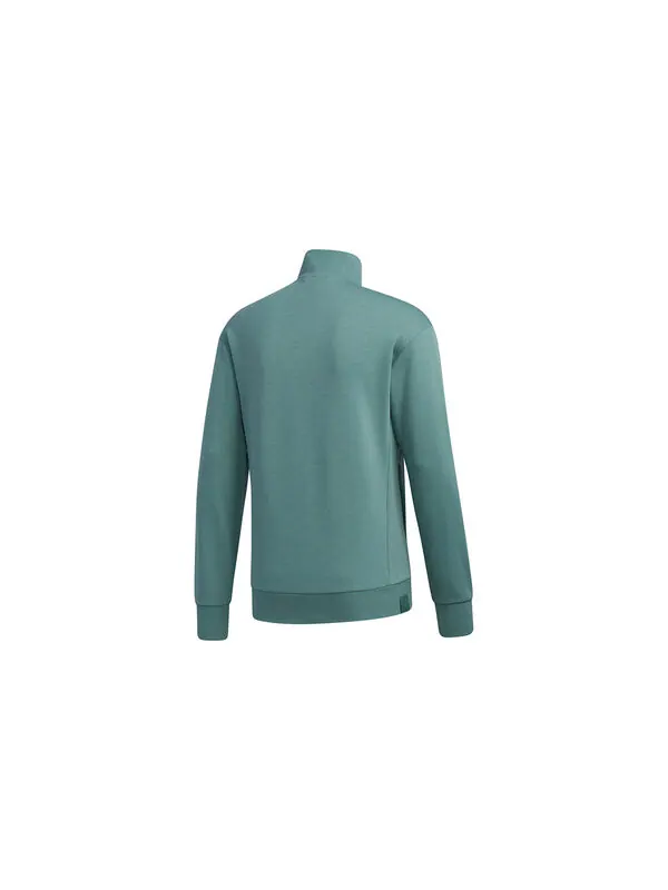 Куртка adidas WJ TT Cardigan Stand Collar Casual Sports Jacket Green — изображение 2 из 4, зеленый