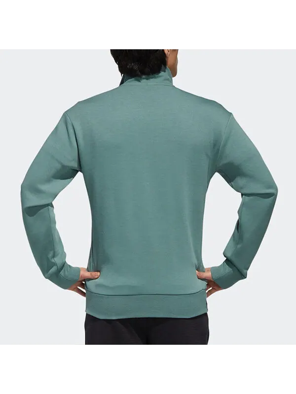 Куртка adidas WJ TT Cardigan Stand Collar Casual Sports Jacket Green — изображение 4 из 4, зеленый