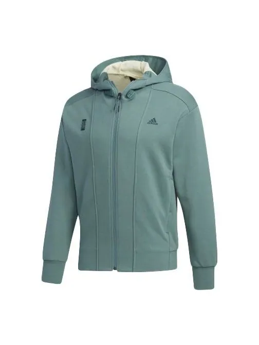 Куртка adidas WJ HTT Casual Sports Jacket Green — изображение 1 из 4, зеленый
