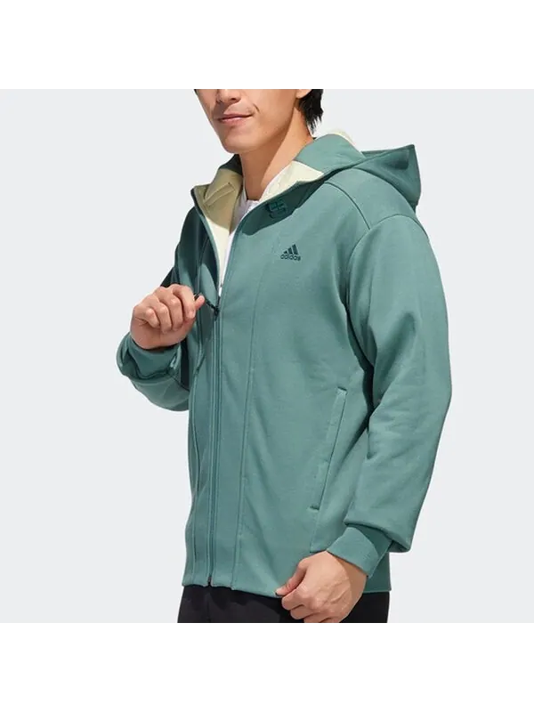 Куртка adidas WJ HTT Casual Sports Jacket Green — изображение 4 из 4, зеленый