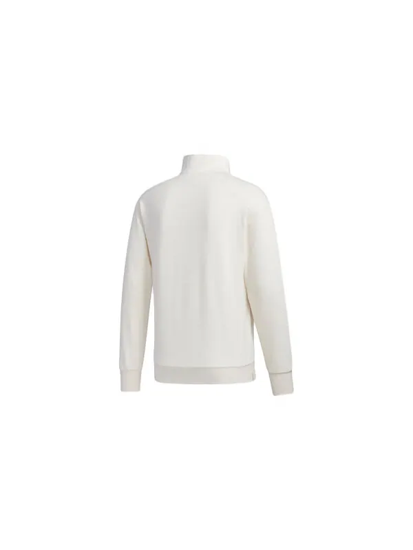 Толстовка [same to the left] wuji high collar side button sports men's white Adidas — изображение 2 из 4, розовый/белый