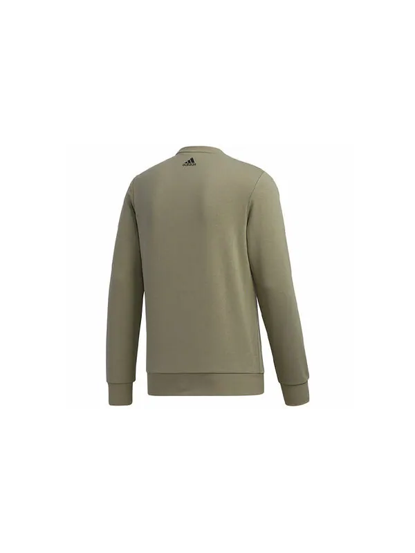 Толстовка adidas MH Gfx Ft BosSlogan Sports Hooded Sweater Men Green — изображение 2 из 4, зеленый