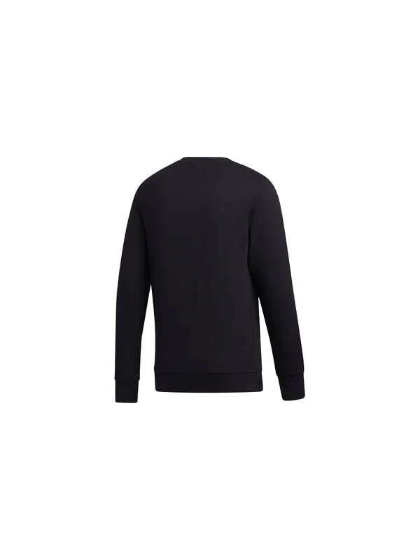 Толстовка adidas Wj Crew Logo Printing Pullover Round Neck Black — изображение 2 из 4, черный