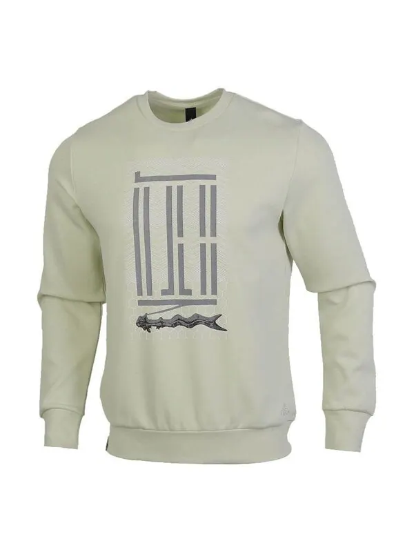 Толстовка adidas Athleisure Casual Sports Pullover — изображение 1 из 4, желтый